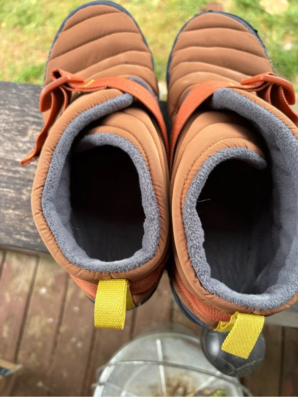 Chaco Ramble Puff Men’s 13 Brown Insulated Camp Shoes Boots Gorpcore